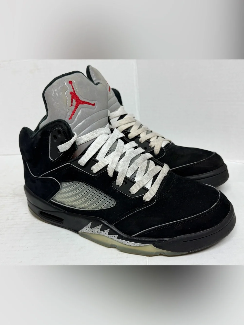 Air Jordan 5 Retro OG 'Black Metallic Reimagined' HF3975-001 Men’s Size 9